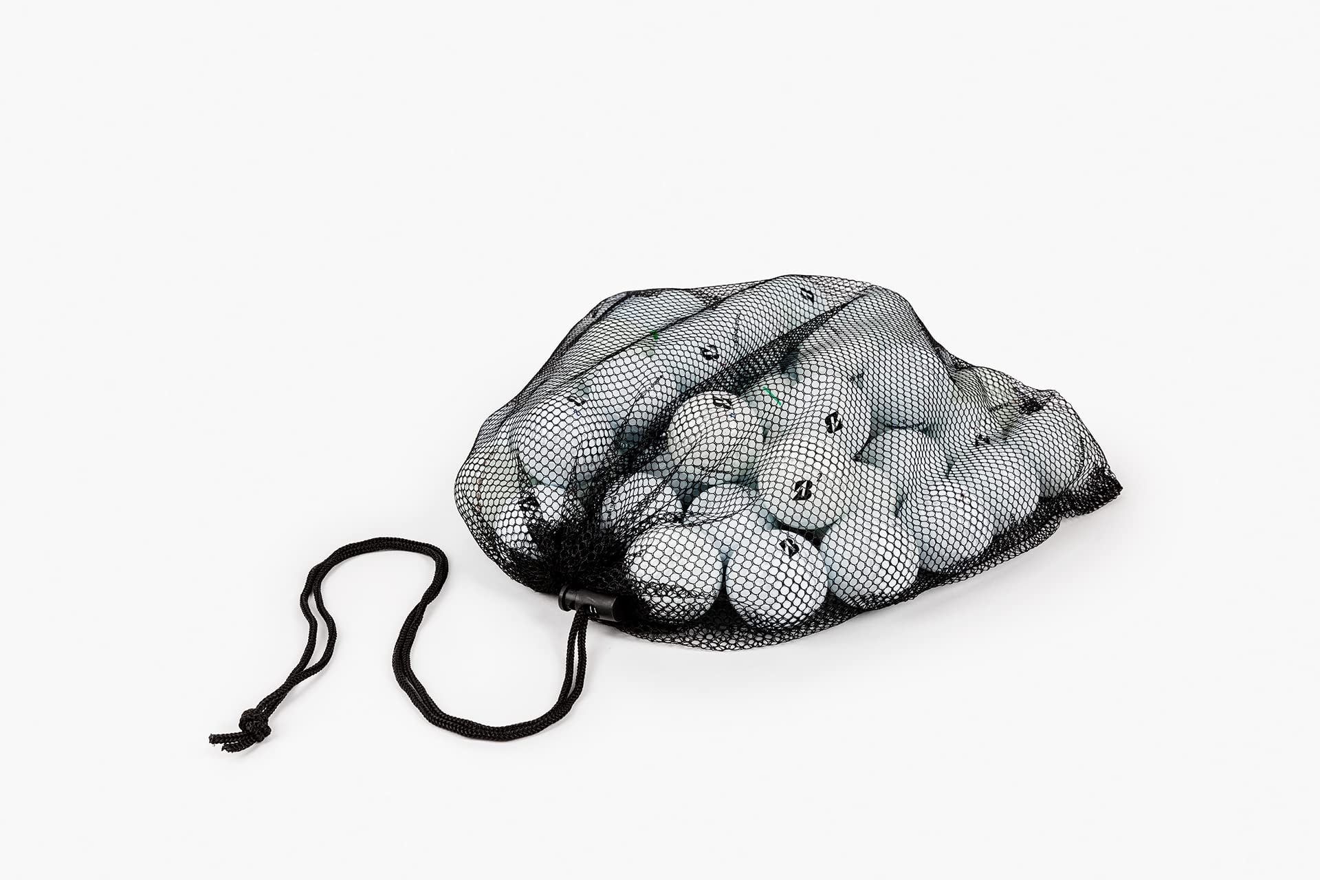 Clean Green Golf Balls close-up of surface texture demonstrating playable condition