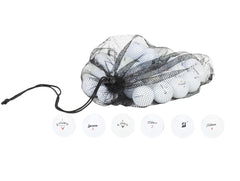 Clean Green Golf Balls front view in mesh bag showing bulk supply and transport benefit