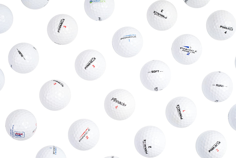 Clean Green Golf Balls surface detail showing cosmetic marks and honest value benefit