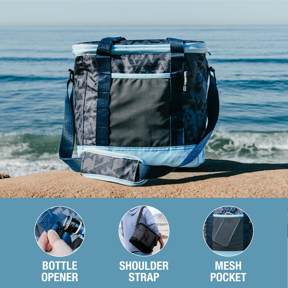 CleverMade Tahoe collapsed flat for compact storage and travel