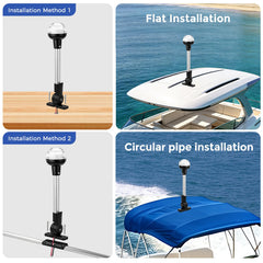 CLGMarine anodized pole closeup highlighting corrosion resistance and lightweight strength