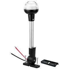 CLGMarine front view navigation light showing compact profile and clear lens for visibility