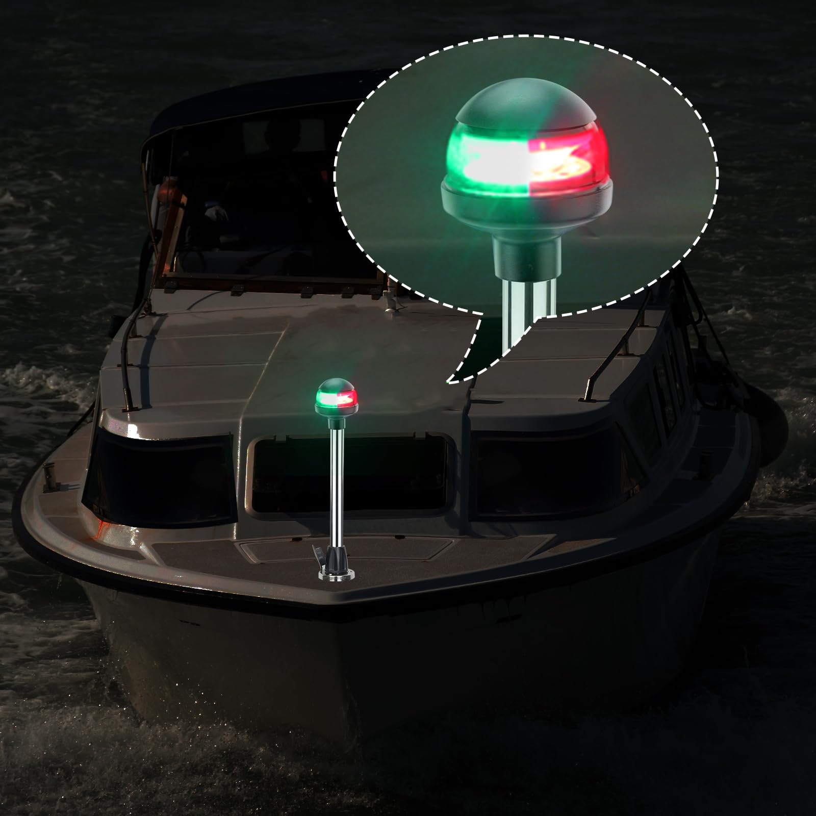CLGMarine mount base with stainless top cover showing corrosion resistance advantage