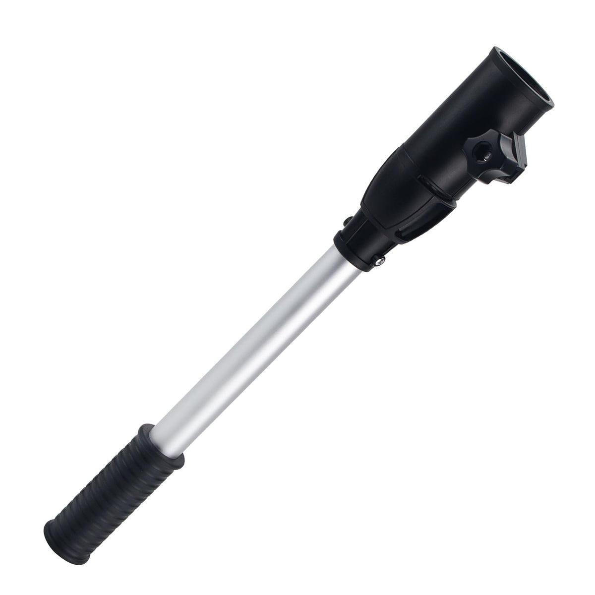 CLGMarine front view of full 17.5 inch tiller extension showing sturdy construction and reach benefit
