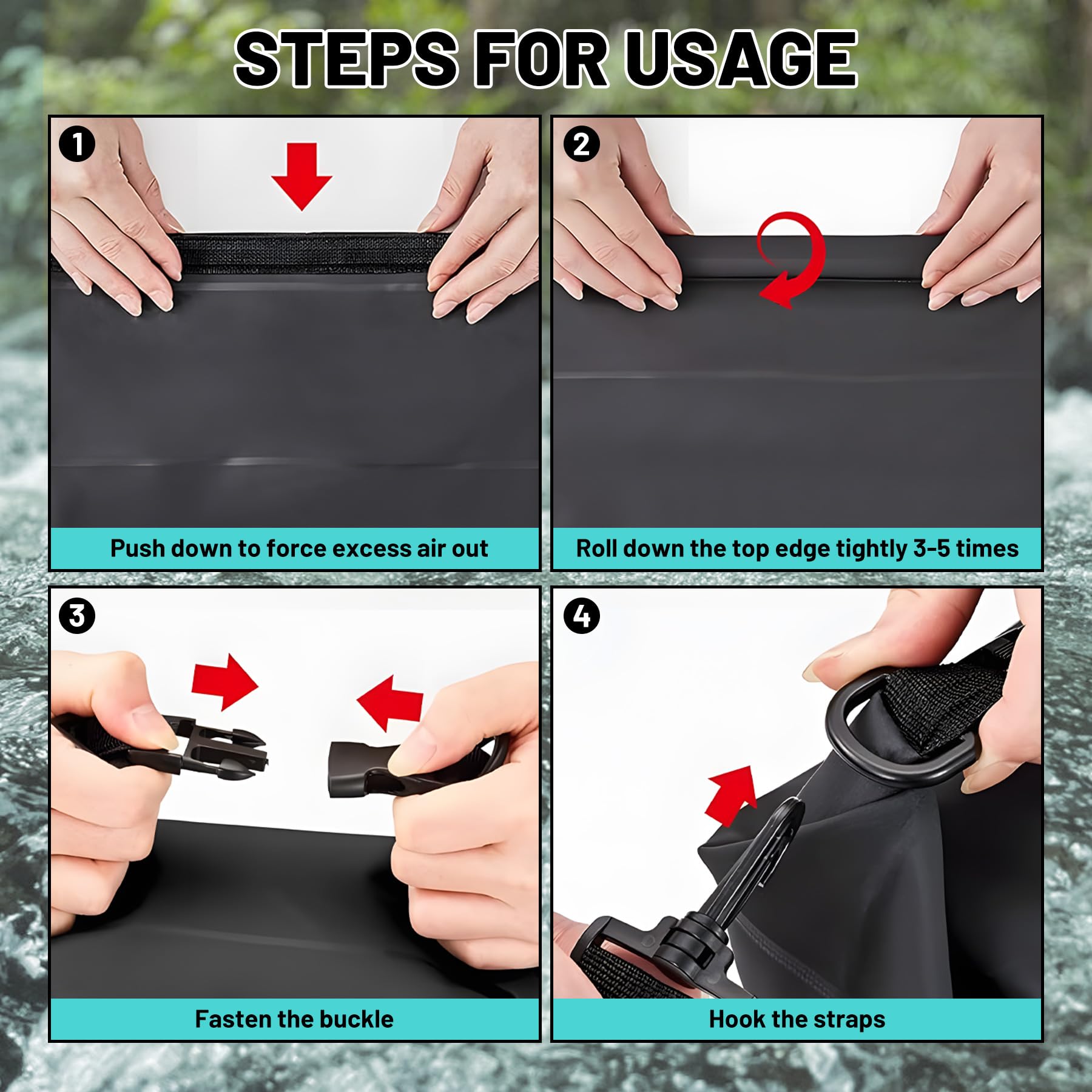 Cliduli on a kayak in use highlighting outdoor-ready waterproof protection