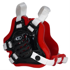 Cliff Keen F5 headgear front view showing color and secure fit benefit