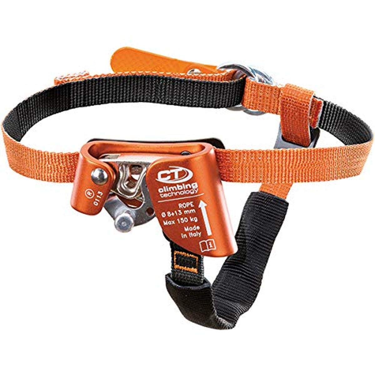 Climbing Technology Quick Step right-foot ascender front view showing attachment and usability