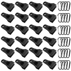 CLIO front packaging showing 24-pack clips and carabiners for reliable storage
