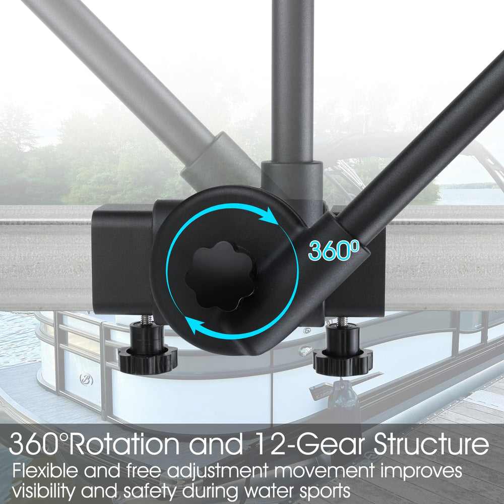 CLLOMAGY adjustable ball head showing flexible angle benefit
