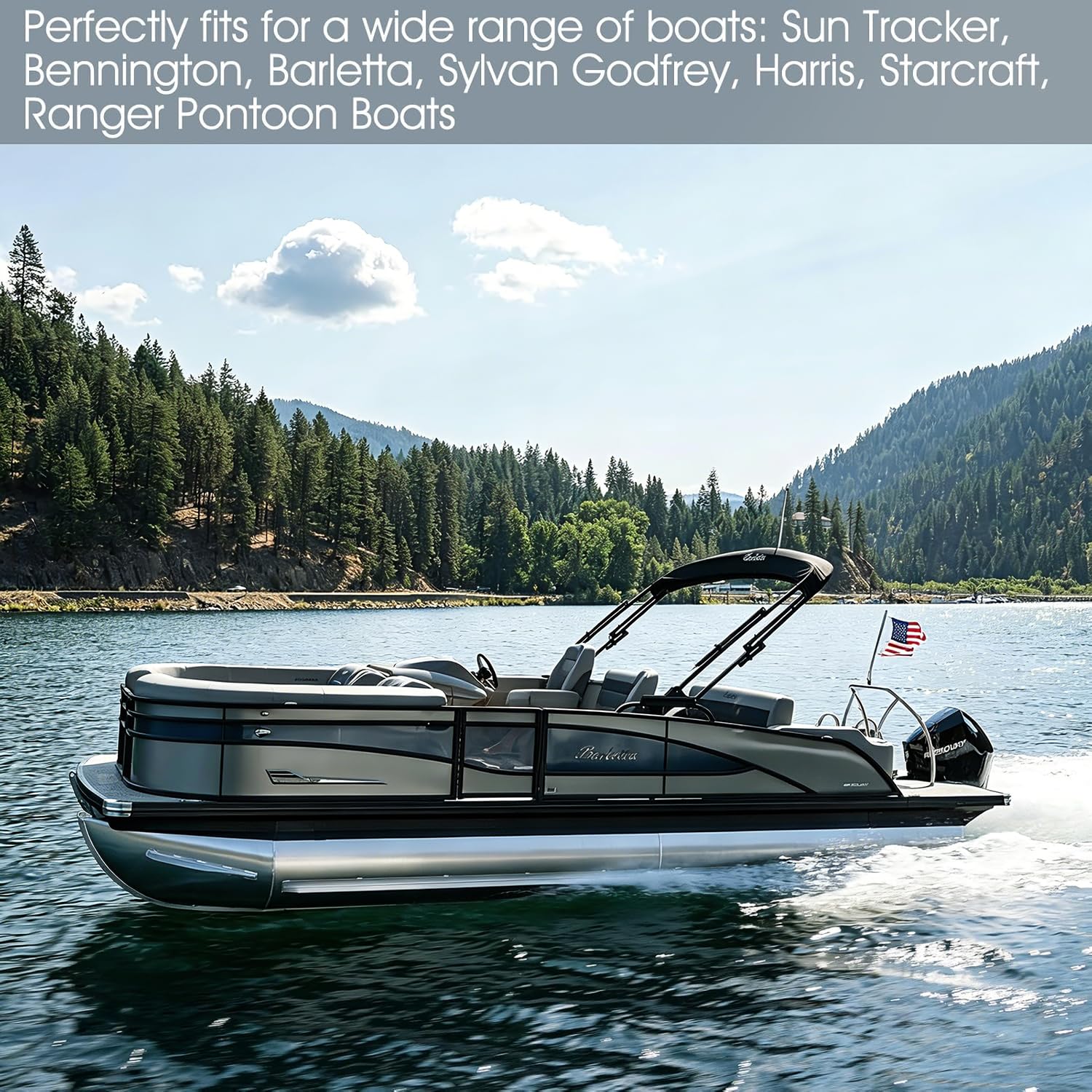 CLLOMAGY mirror in use while towing skier improving safety awareness