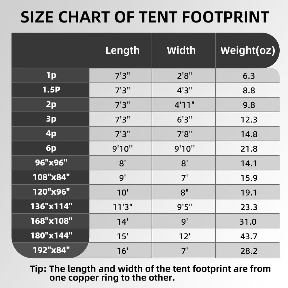 Clostnature folded footprint in drawstring bag illustrating compact, packable convenience