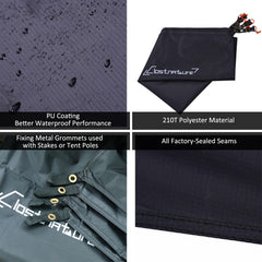 Clostnature packed in drawstring bag for compact lightweight storage