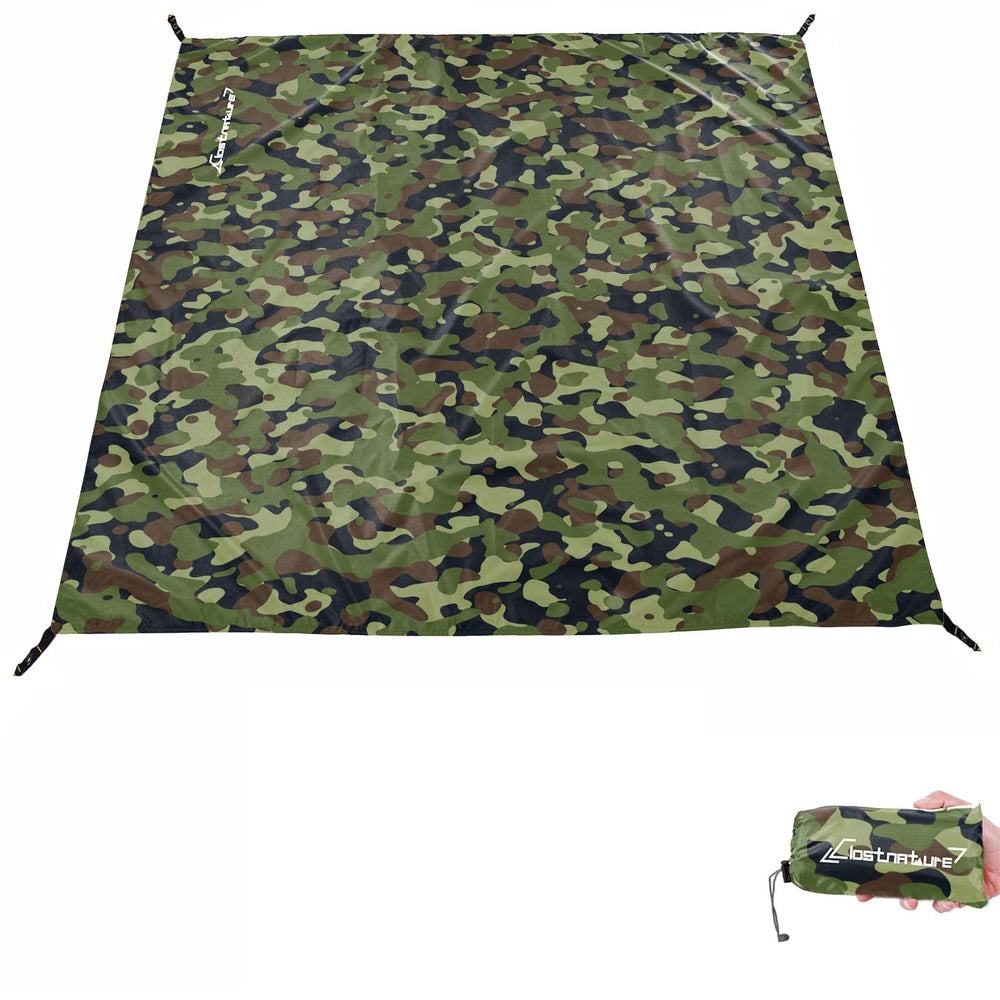 Clostnature front view of 87x59in footprint showing full coverage and protection