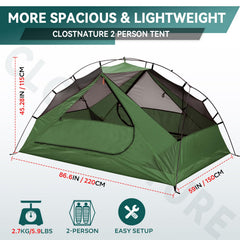 Clostnature inner mesh wall stargazing view providing ventilation comfort
