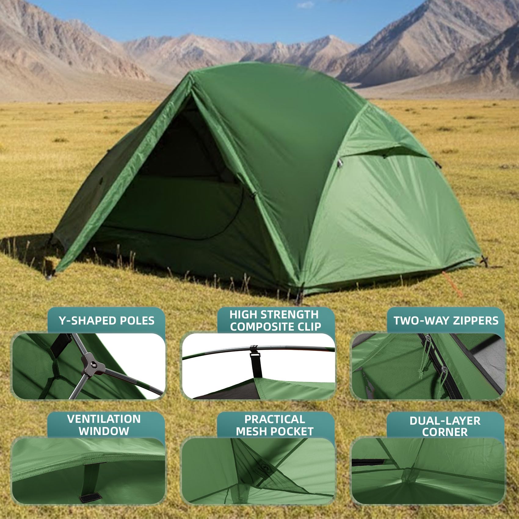Clostnature packed in backpack demonstrating compact lightweight portability