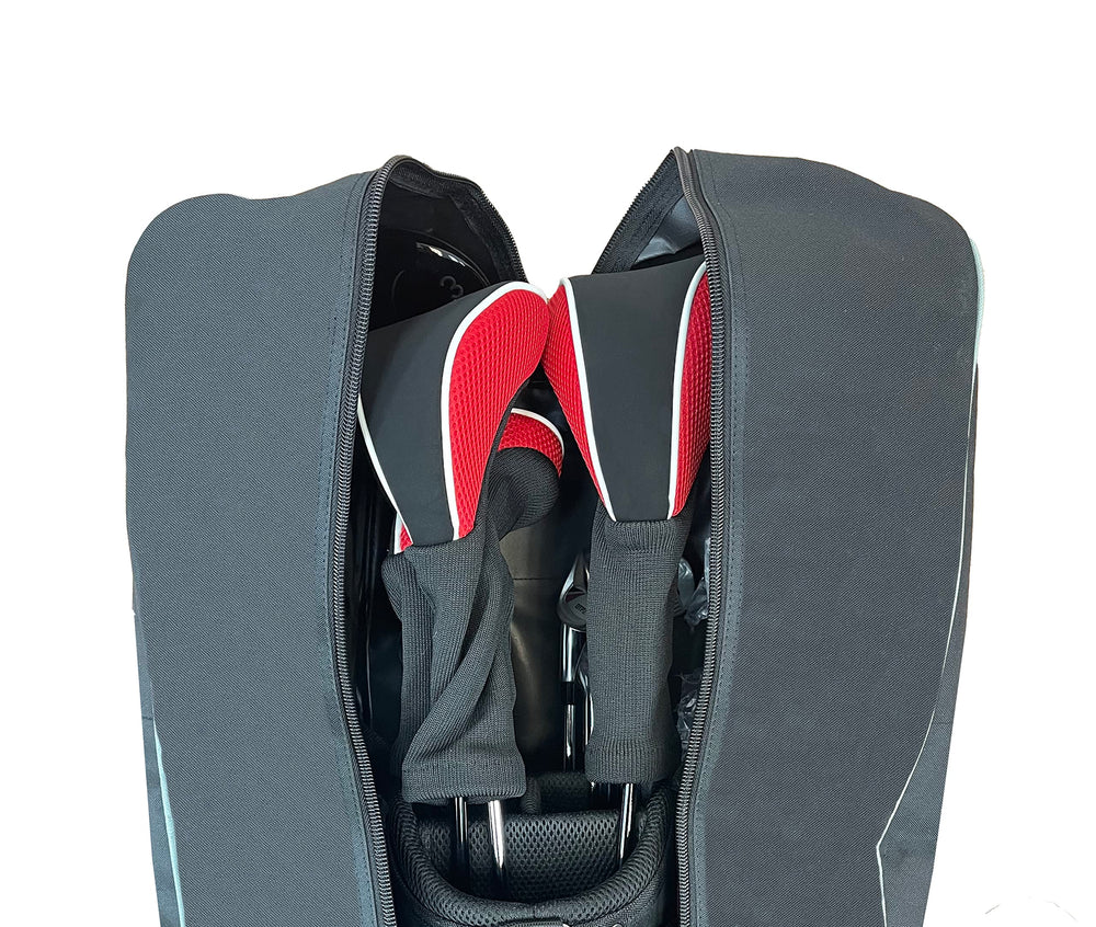 Club Champ collapsed flat for compact storage saving space at home