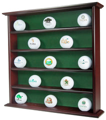 Clubhouse Collection front view showing mahogany frame and 25-ball display benefit