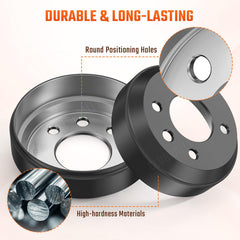 CLUBRALLY brake shoe spring kit detail with springs organized for correct reassembly