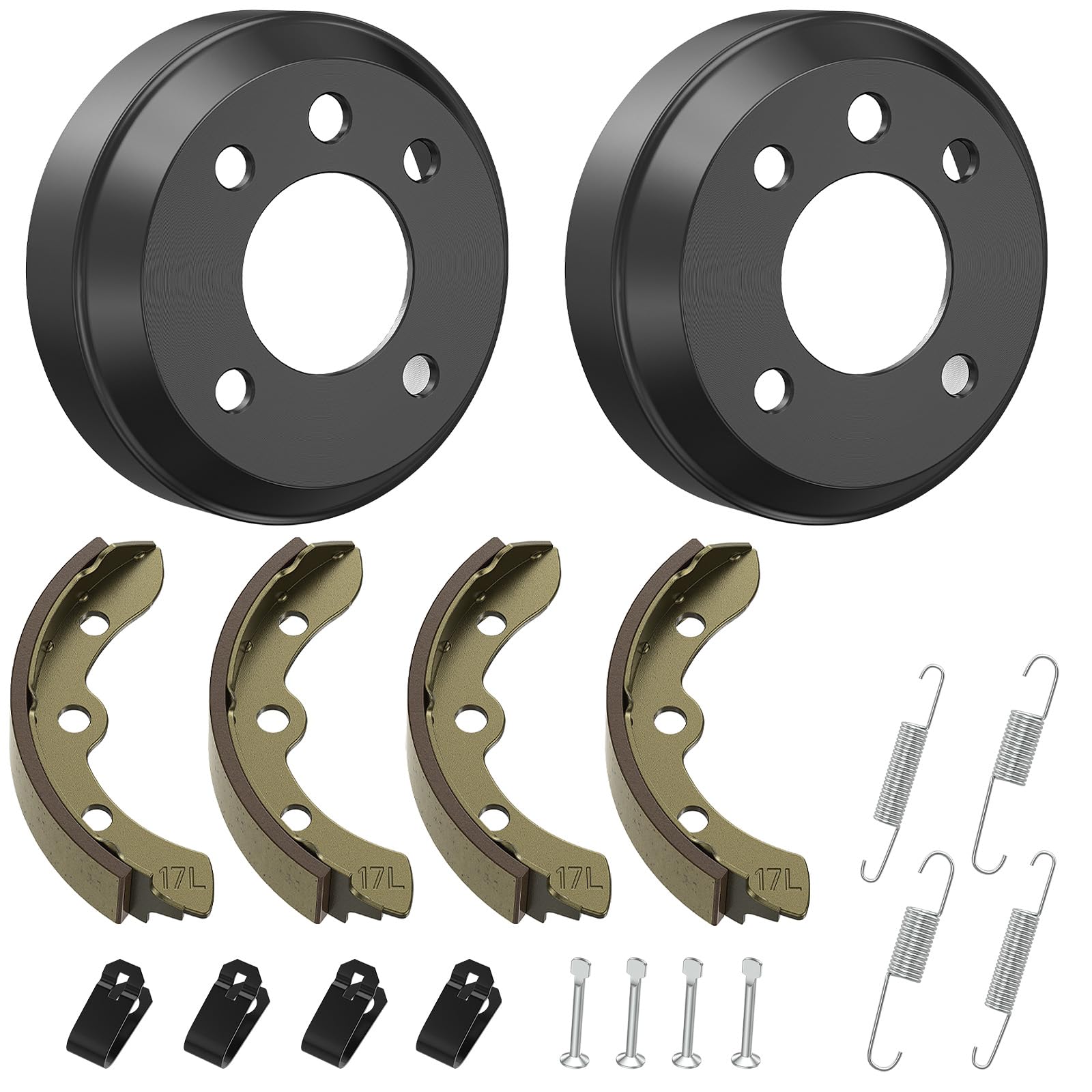CLUBRALLY front view of brake kit showing complete packaged components and fit clarity