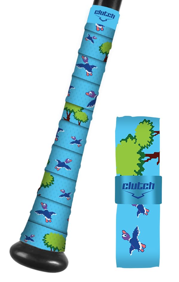 Clutch Sports Apparel Ducks design front view showing grip tape packaging and bold colors, adding style