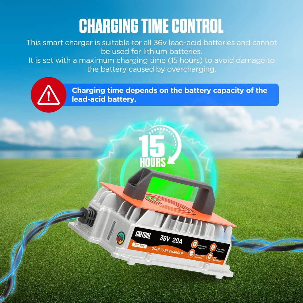 CMTOOL LED indicator lights showing charge status for easy monitoring
