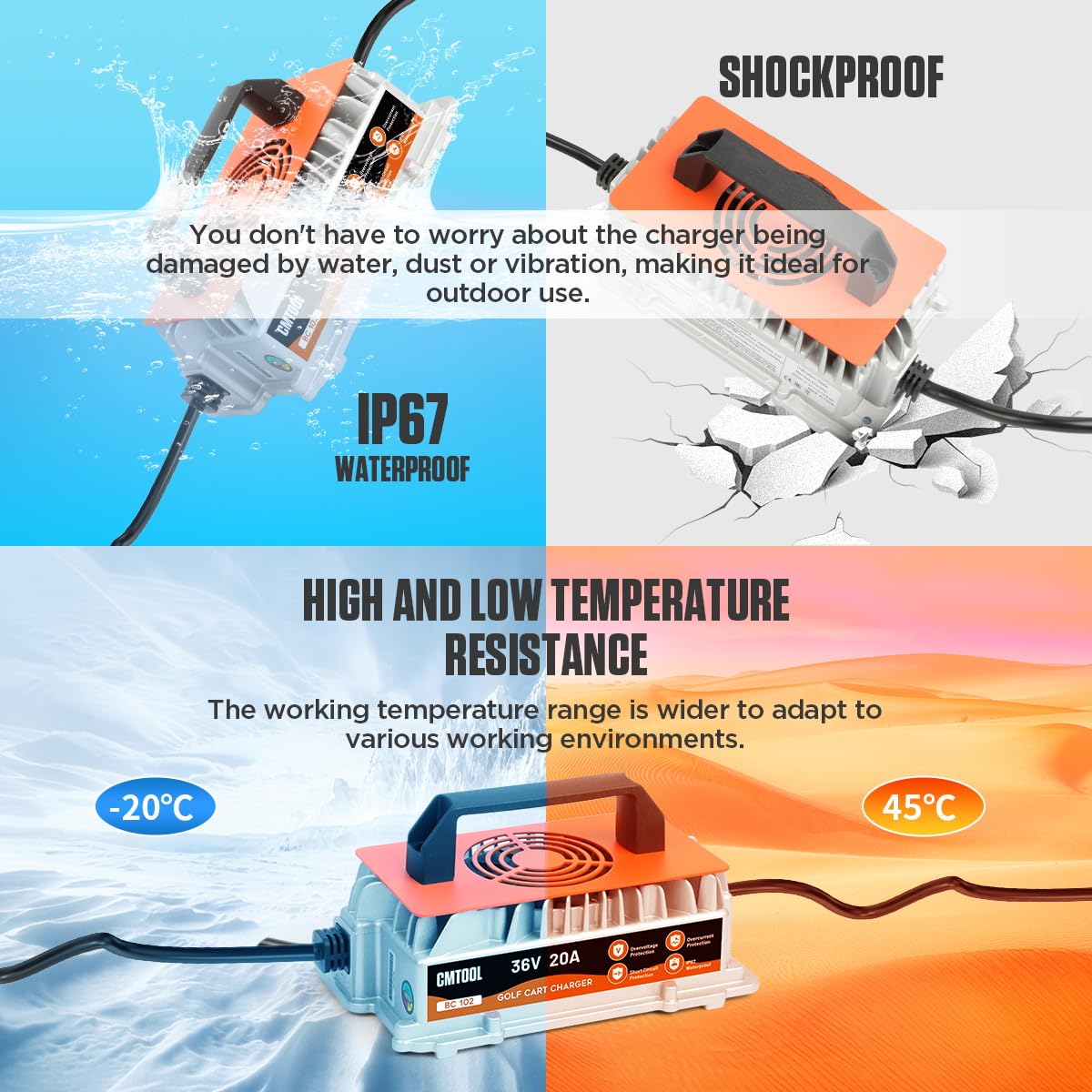 CMTOOL temperature sensor detail for adaptive charging and battery care