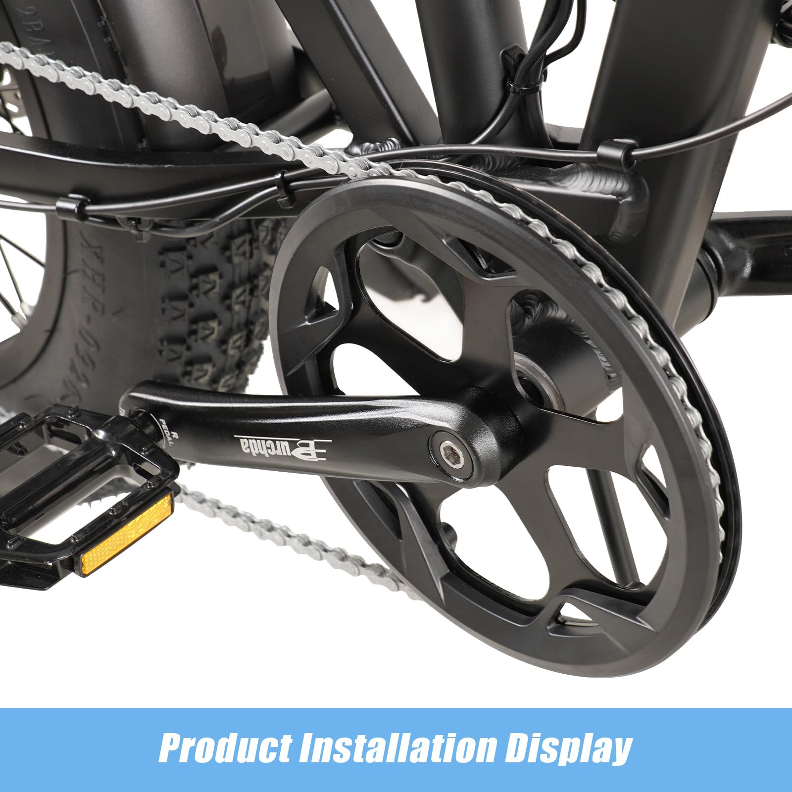 CMTOTWO aluminum crank arm close-up showing lightweight strength