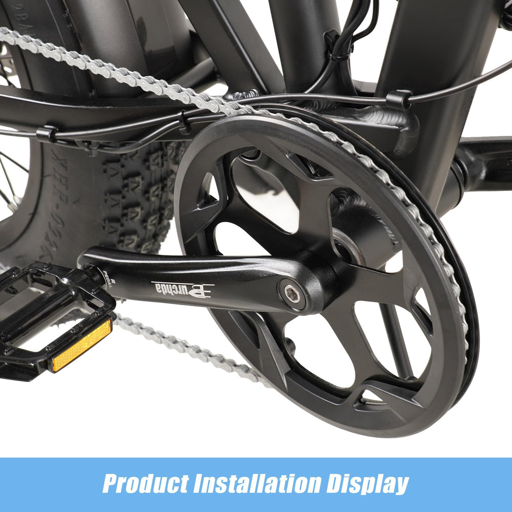 CMTOTWO aluminum crank arm close-up showing lightweight strength