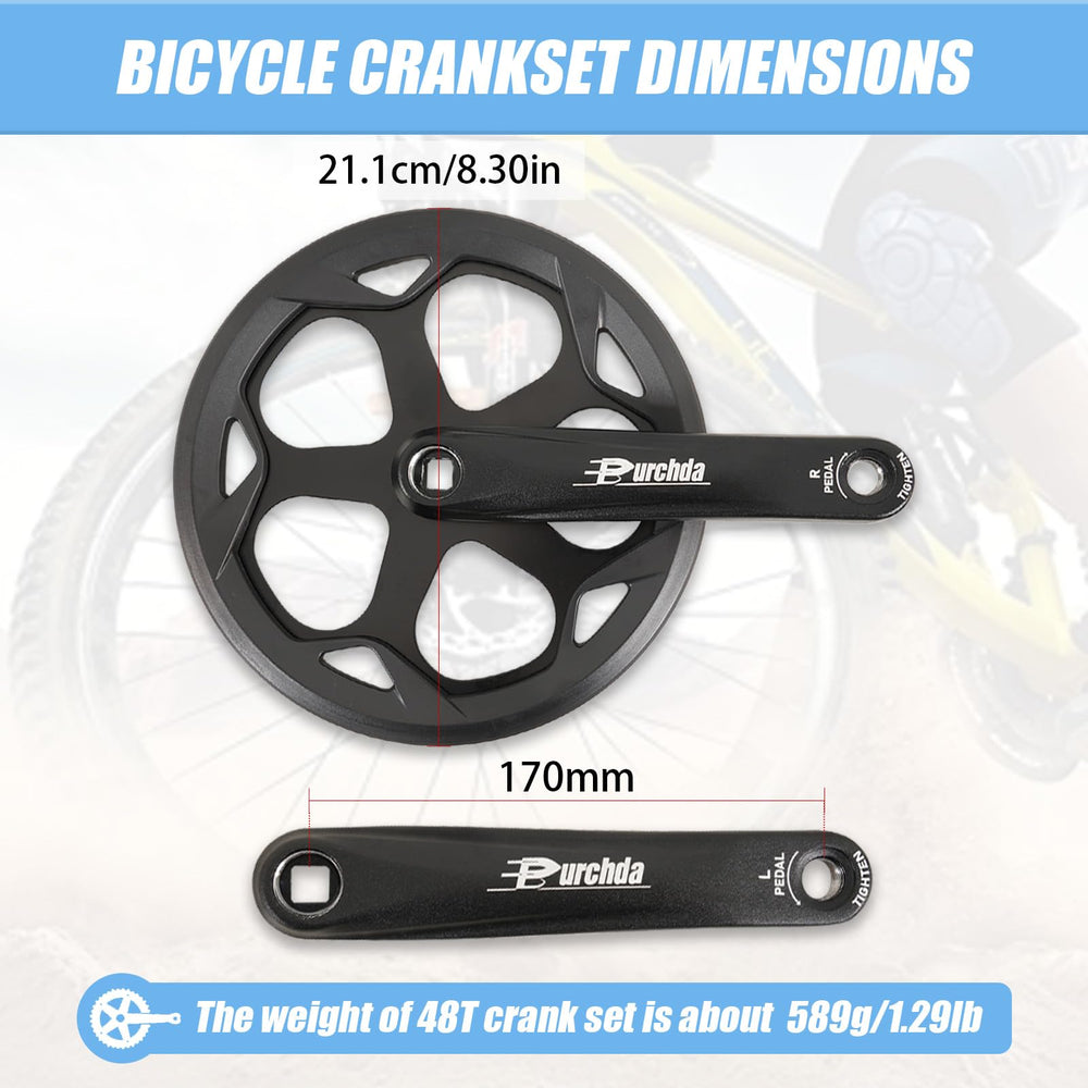 CMTOTWO crank removal tool included for easy maintenance and swaps