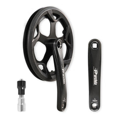 CMTOTWO crankset front view showing complete kit and clean finish