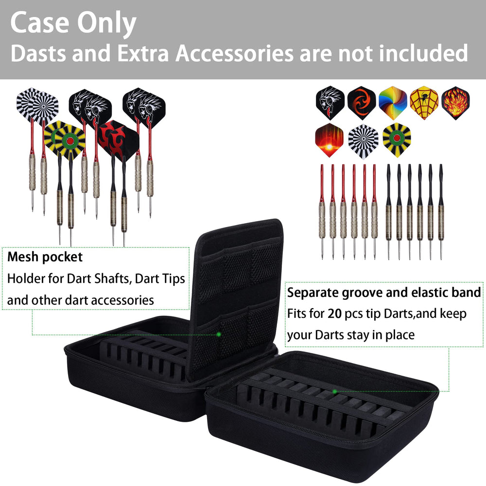 co2CREA case beside darts to show scale and storage capacity