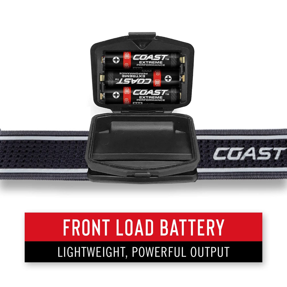 Coast FL75 spot beam distance illustrating long-throw visibility