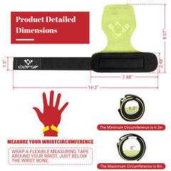 COFOF D-shaped metal ring and reinforced stitching showing anti-pinch benefit