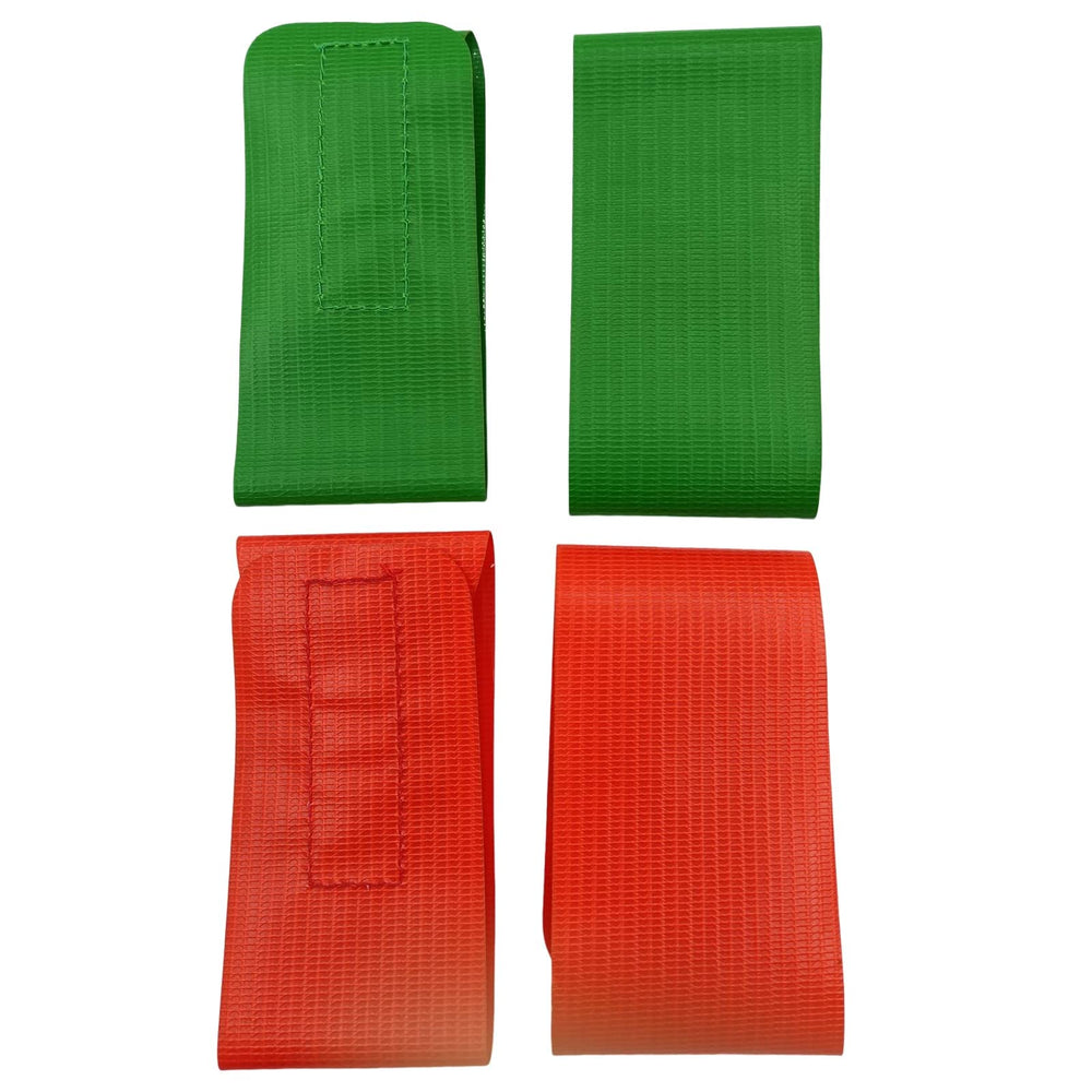 COKSDUPID band wrapped on wrestler ankle in match, quick scoring identification