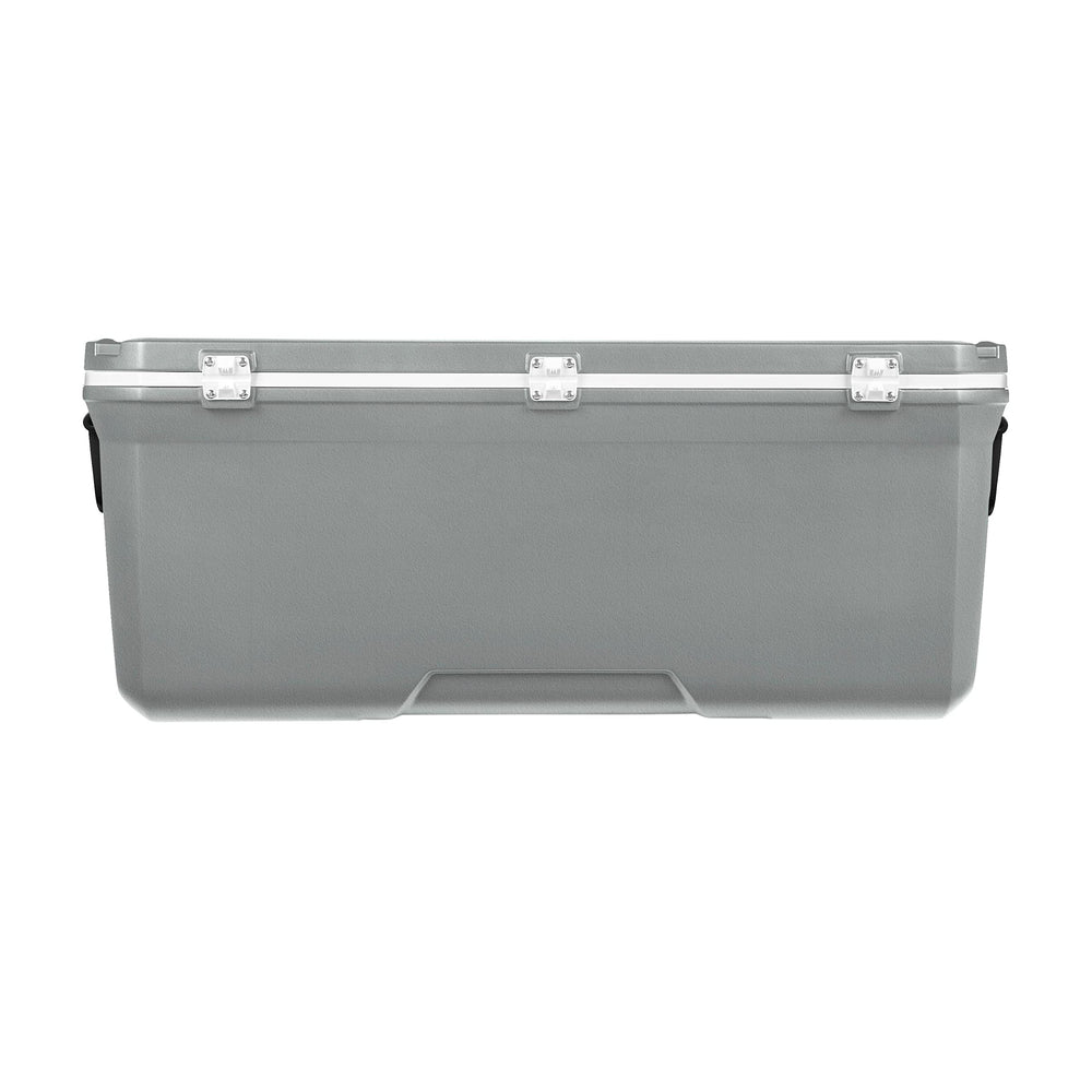 Coleman cooler on campsite showing large capacity and rugged outdoor use