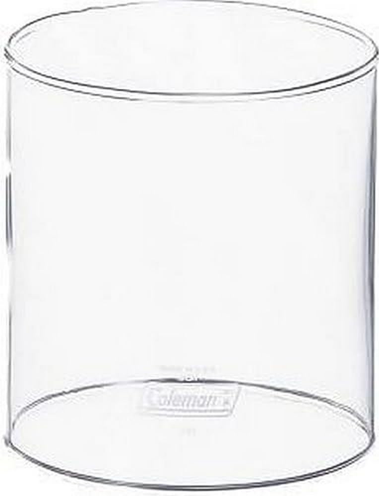 Coleman replacement globe front view showing clear glass and accurate fit benefit
