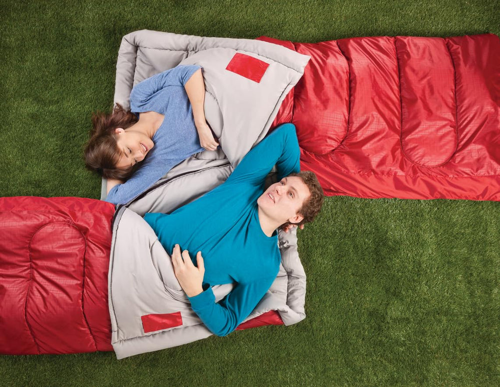 Coleman Palmetto patented no-snag zipper close-up preventing fabric catches