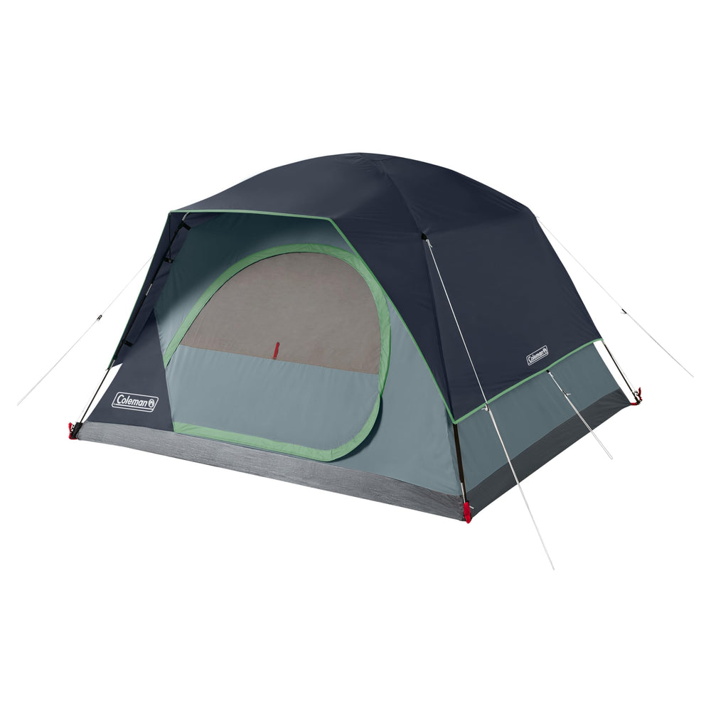 Coleman Skydome front door view showing easy entry and ventilation benefit