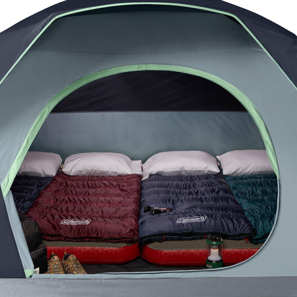 Coleman Skydome packed in carry bag showing compact transport benefit