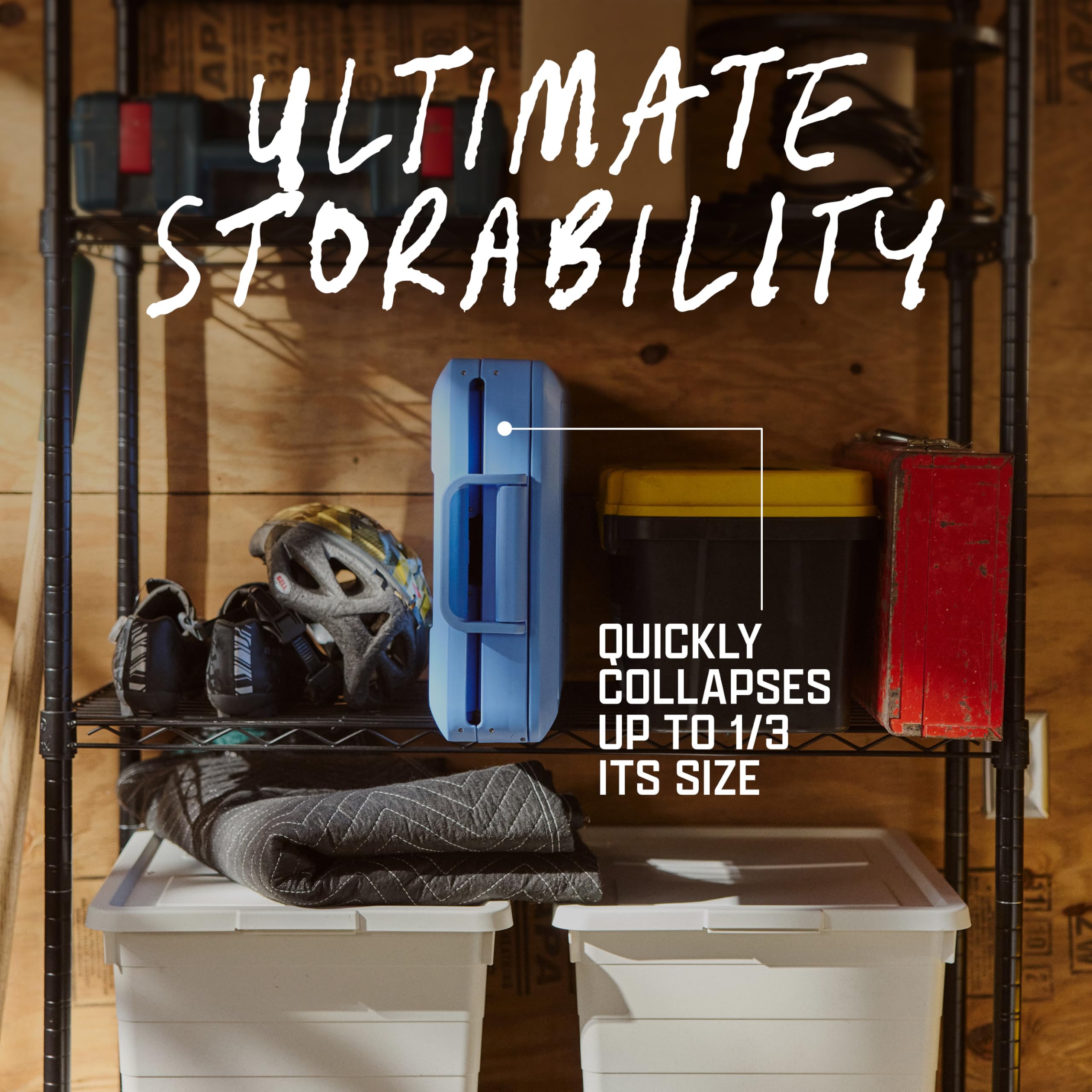 Coleman removable liner detail for quick cleanup and watertight benefit