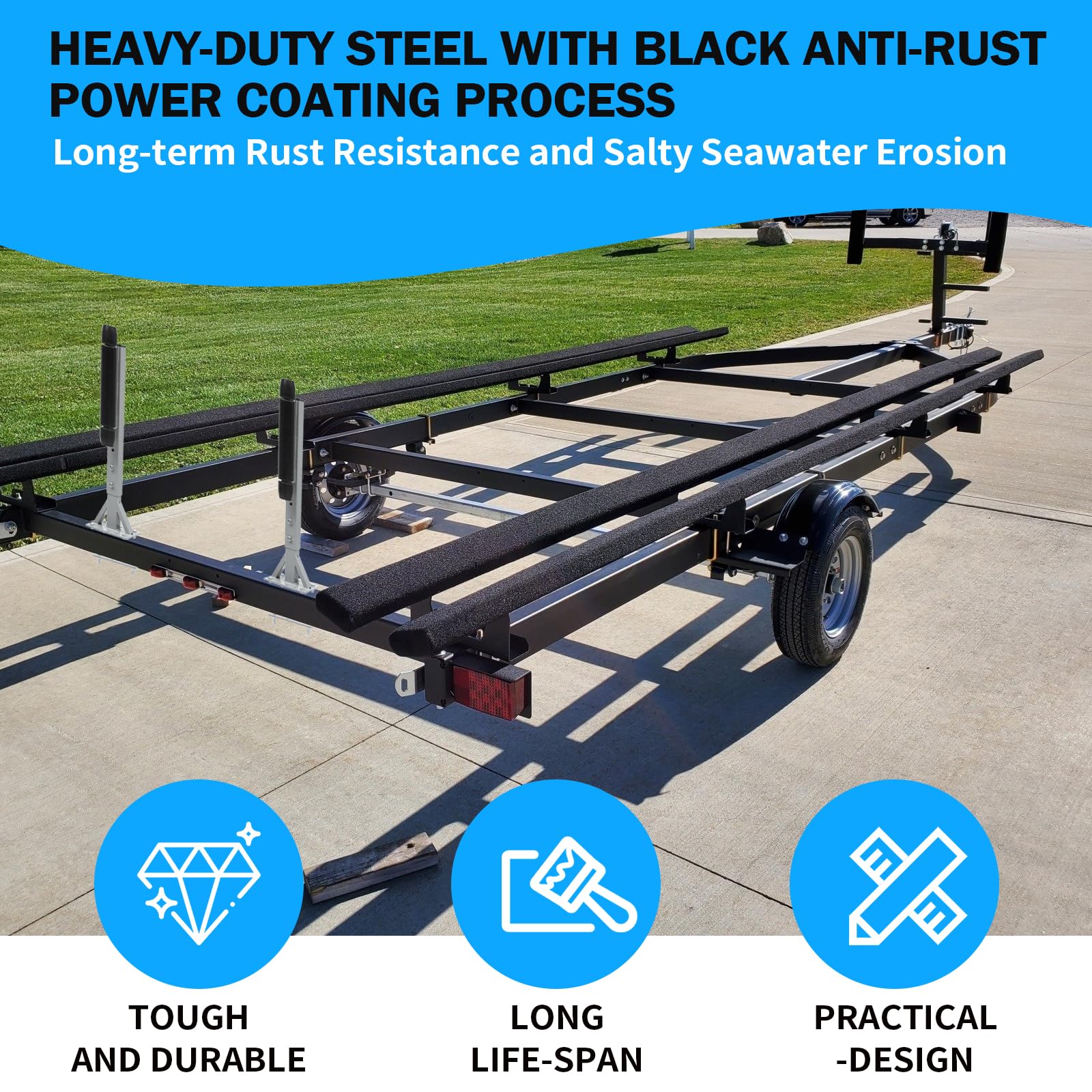 Colinktool top-of-frame installation showing simple bolt-on mount and stability