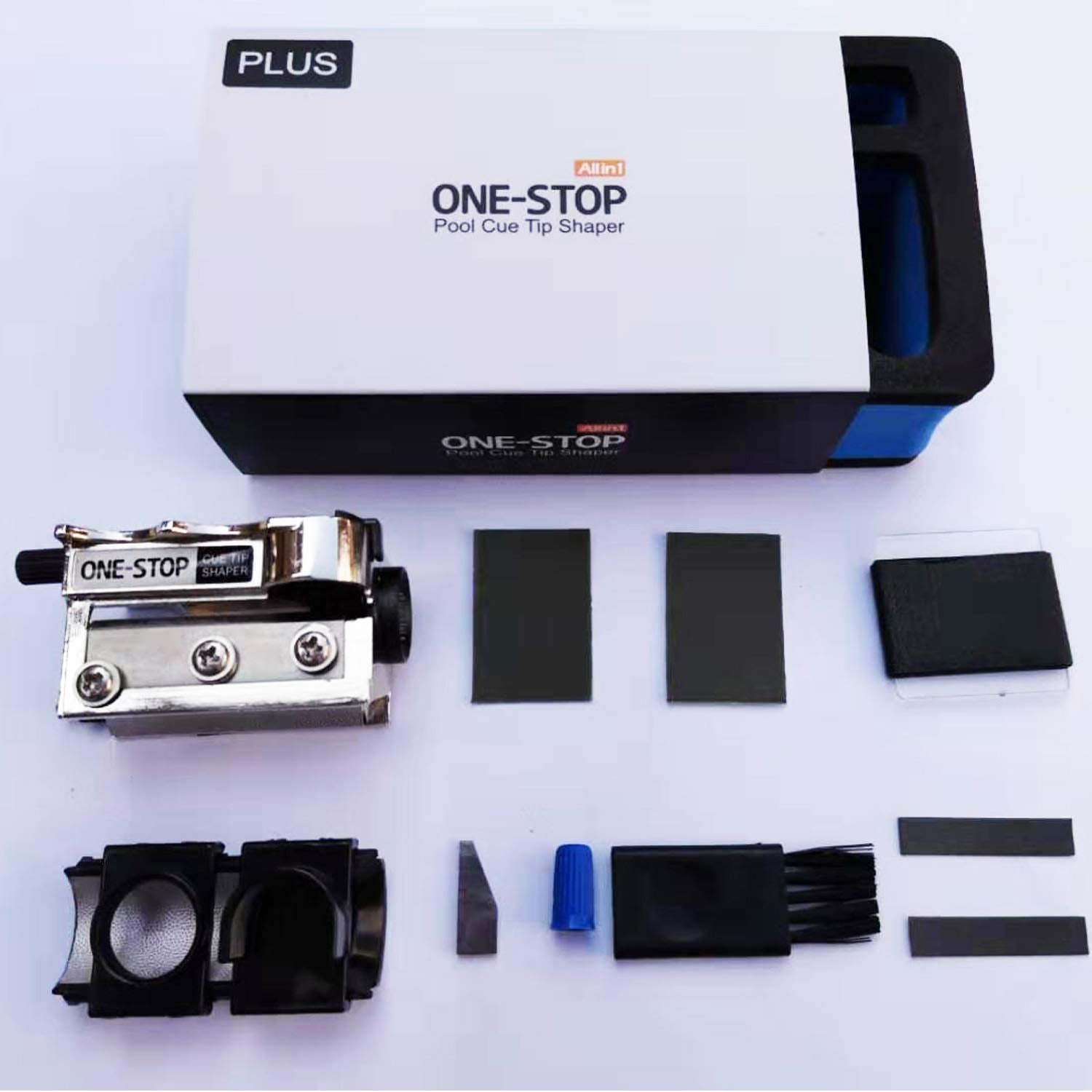 Collapsar spare blade and manual displayed for easy maintenance and setup