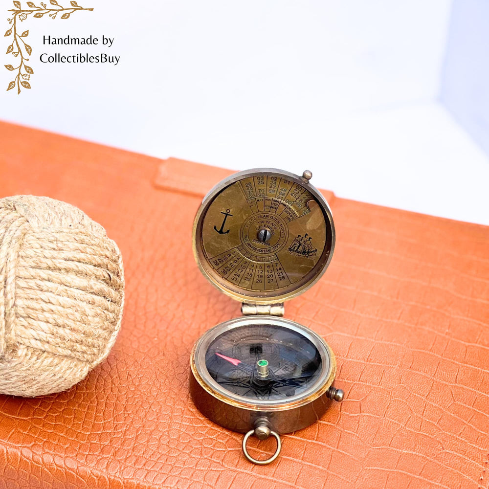 collectiblesBuy engraved 100 Year Calendar detail showing historic-style ornamentation