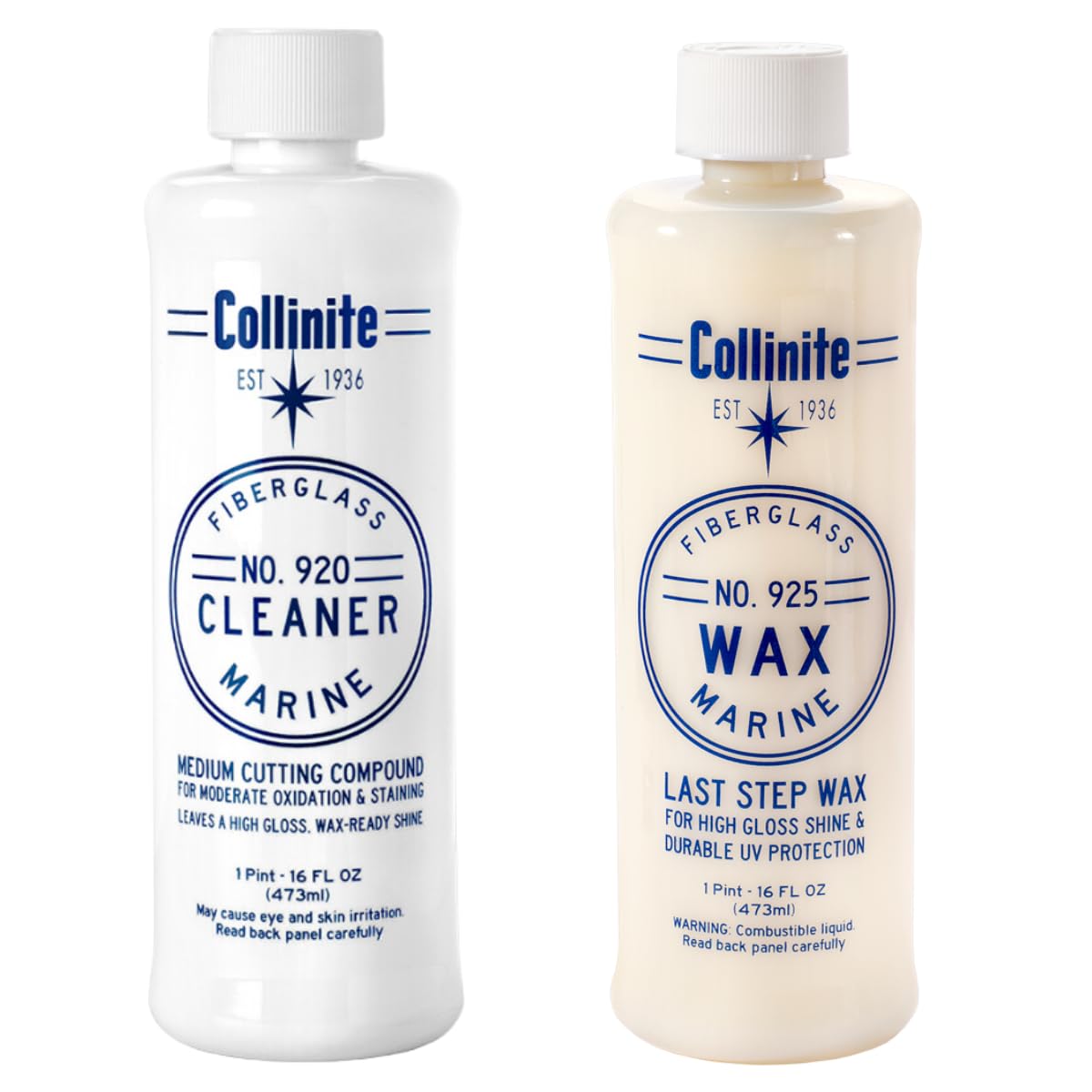 COLLINITE front packaging of 920 and 925 combo showing product pairing and benefits