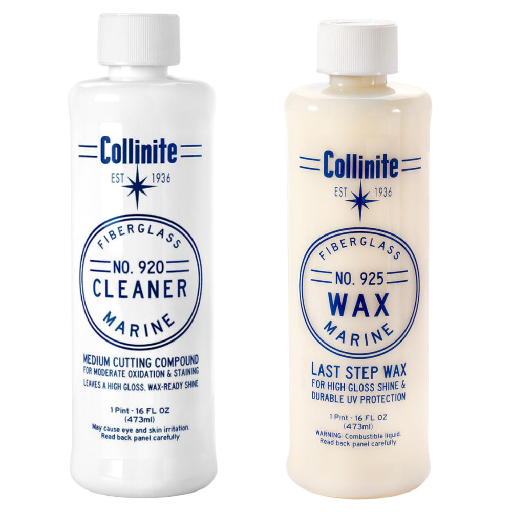 COLLINITE front packaging of 920 and 925 combo showing product pairing and benefits