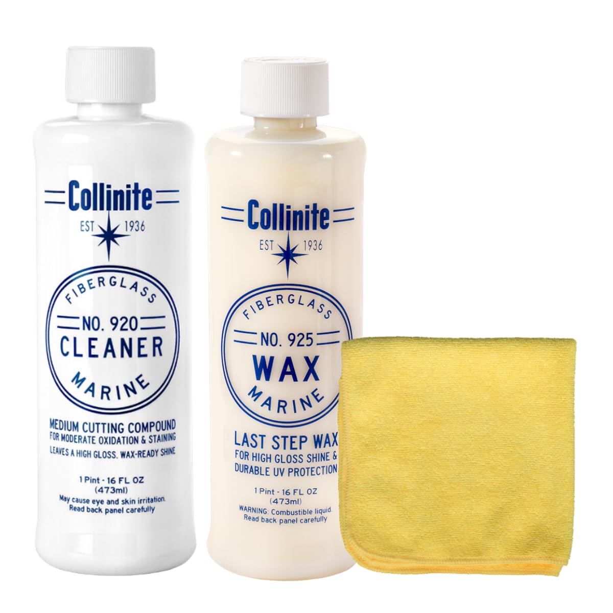 COLLINITE front packaging showing the cleaner and wax kit for easy identification and reliable restoration