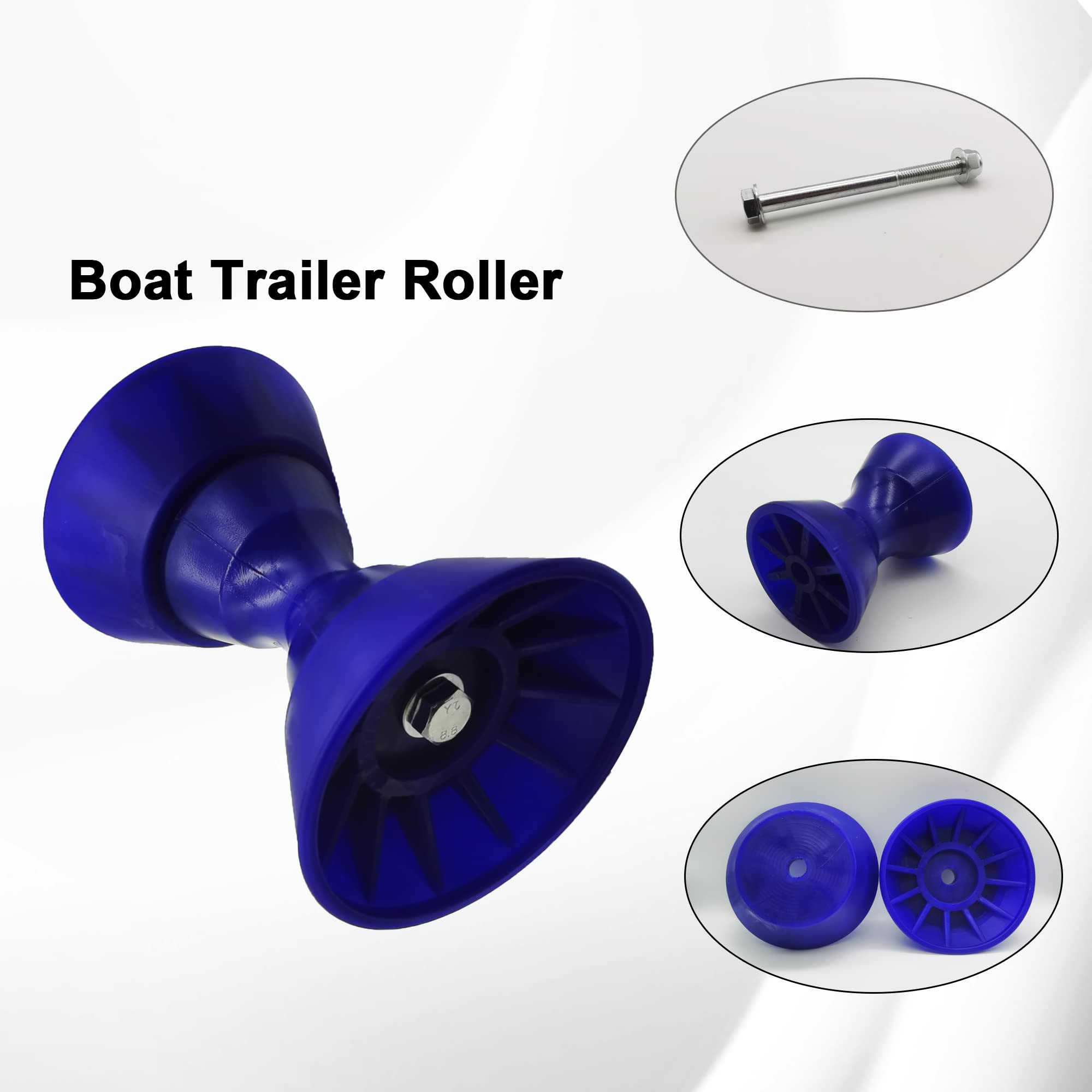 COLOFULWAY installed on trailer bow demonstrating hull protection benefit