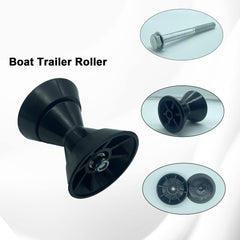 COLOFULWAY bow roller installed on trailer showing proper alignment benefit