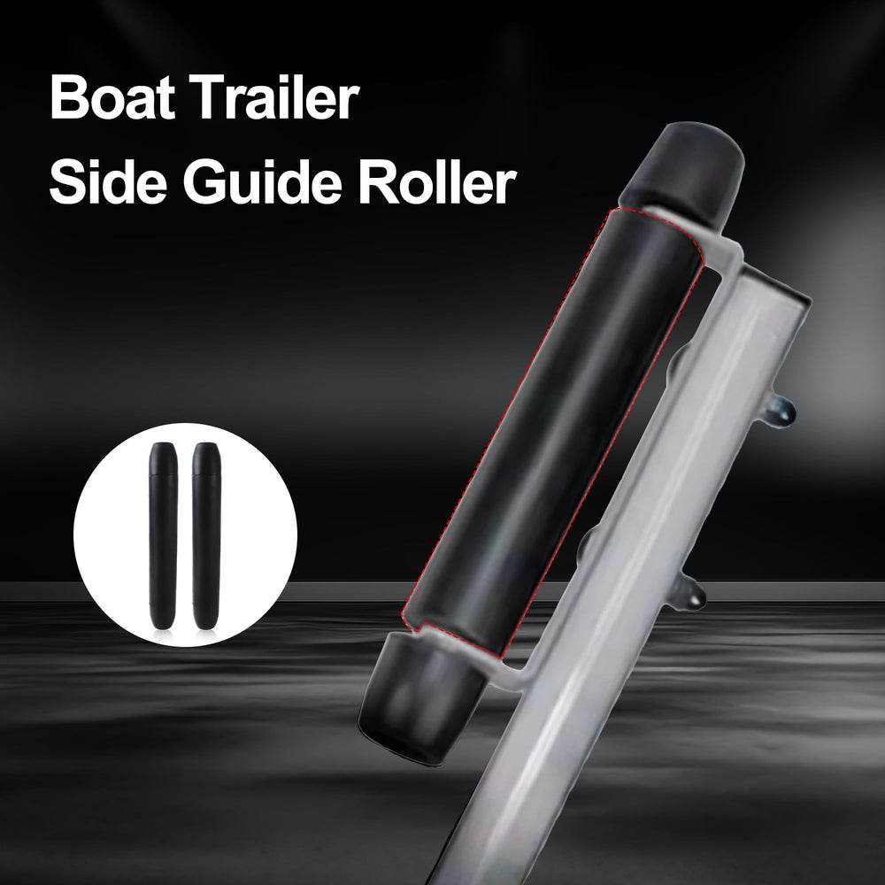 COLOFULWAY roller guiding boat hull during launch to prevent hull damage