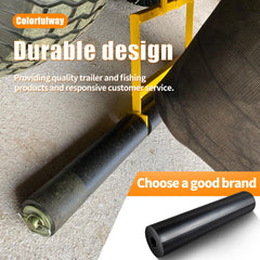 COLOFULWAY installed on trailer shaft demonstrating secure fit and protection